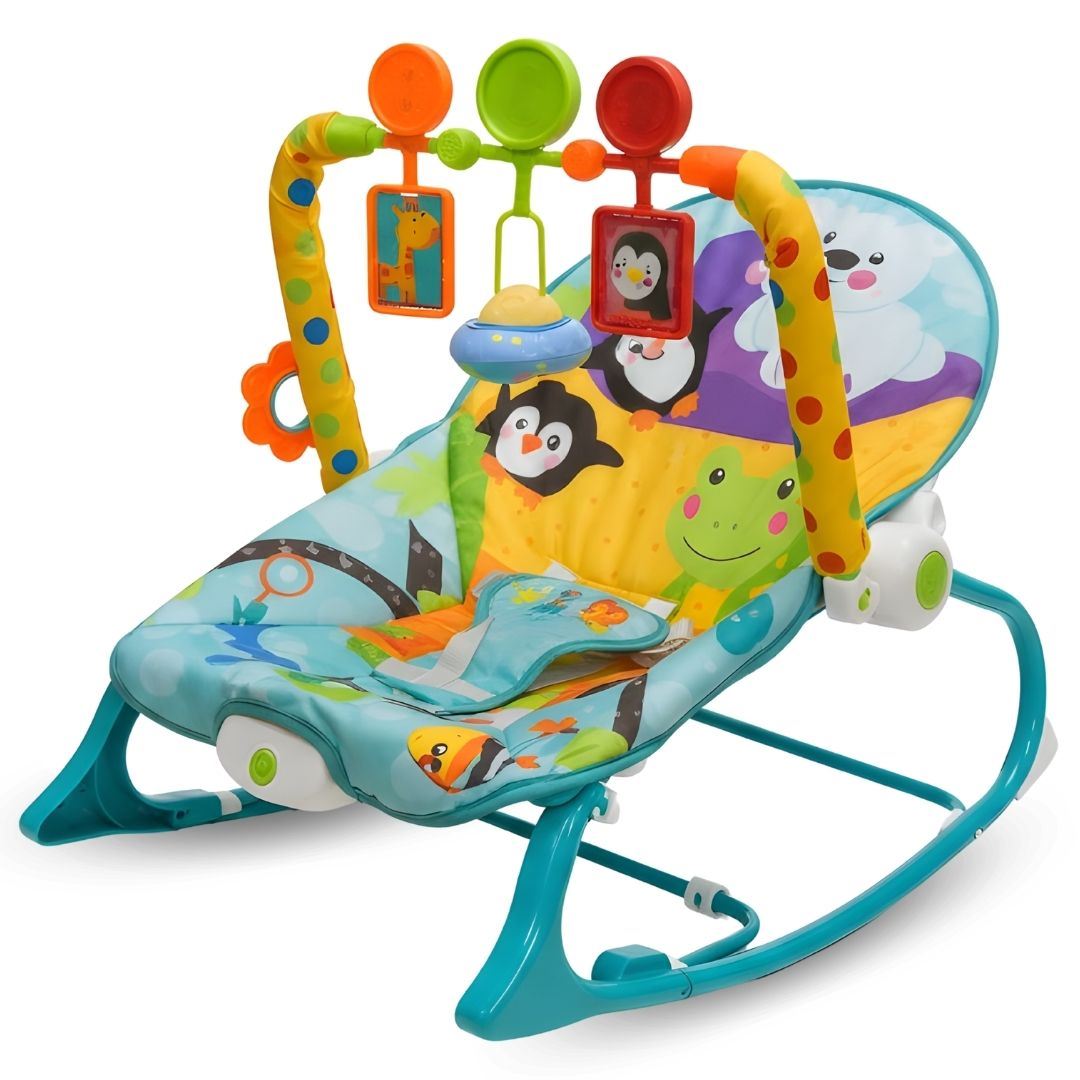 Silla Mecedora «SKIPPER» con Juguetes Didácticos Light Blue